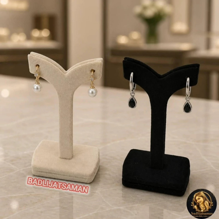 پایه گوشواره نخلی مخمل