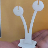 پایه گوشواره پلکسی