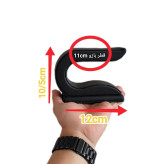 پایه النگو چرم سفید و مشکی