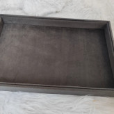 سینی بدلیجات رنگ طوسی تیره