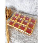 جعبه کریستالی انگشتر (پک 12 عددی)