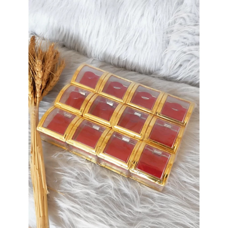 جعبه کریستالی انگشتر (پک 12 عددی)