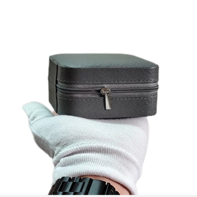 کیف جواهرات مسافرتی رنگ طوسی