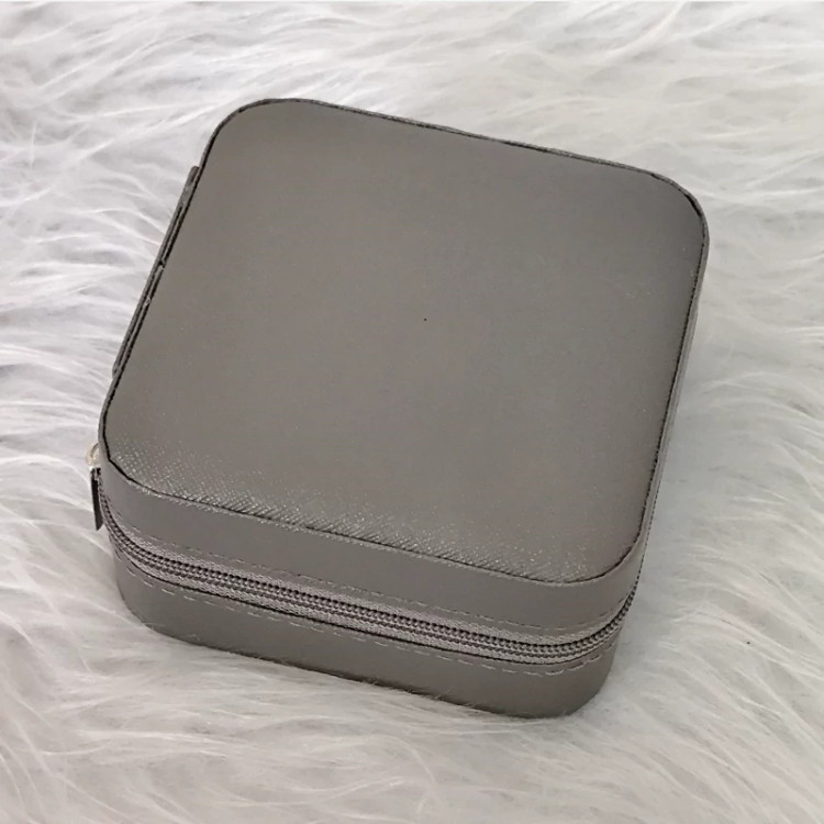 کیف جواهرات مسافرتی رنگ طوسی