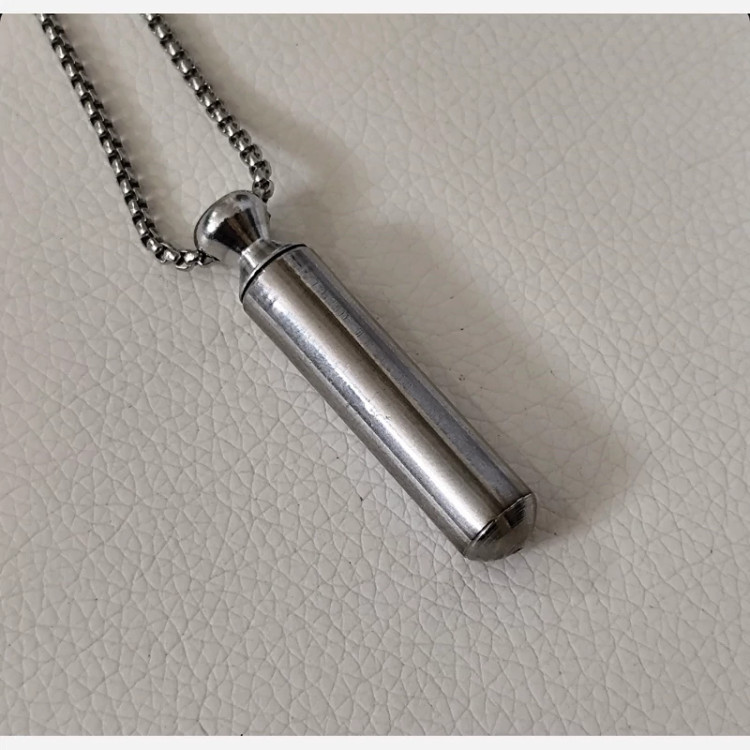 جاحرزی استوانه رنگ نقره ای