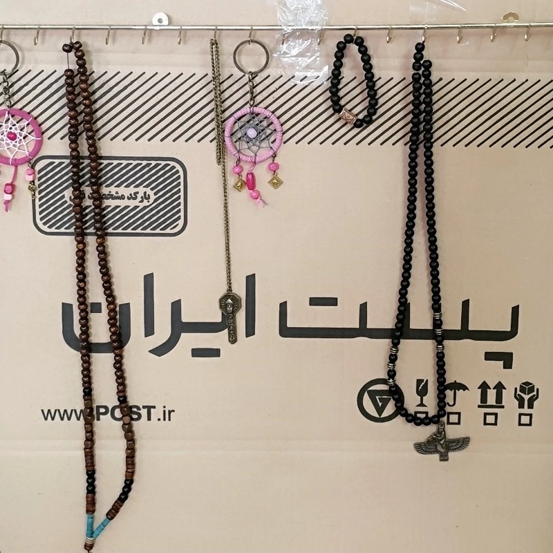 میله آویز زنجیری یک متری بدلیجات و جواهرات