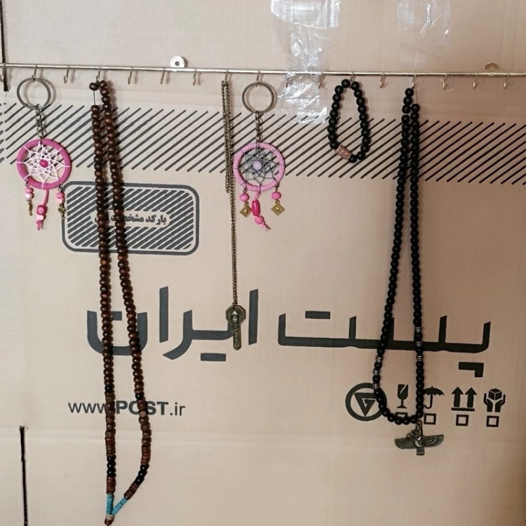 میله آویز زنجیری یک متری بدلیجات و جواهرات