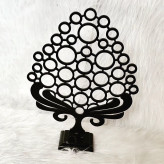 استند گوشواره طرح درخت رنگ مشکی