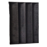 سینی گوشواره مخمل طرح دار رنگ مشکی