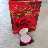 جا انگشتری طرح گل شاخه رز