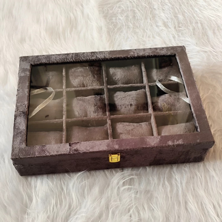 استند ساعت دربدار رنگ طوسی تیره