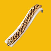 پایه دستبند جنس چرم رنگ سفید
