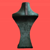 مانکن مخمل سبز طرح دار سایز 3