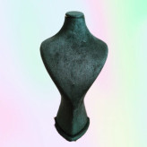 مانکن مخمل سبز طرح دار سایز 3