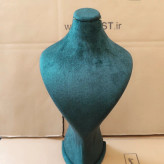 مانکن مخمل سبز طرح دار سایز 3