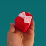 جعبه انگشتری پاپیون دار ( بسته 24 عددی)