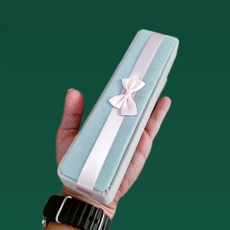 جعبه دستبندی مخمل پاپیون (پک 6عددی)