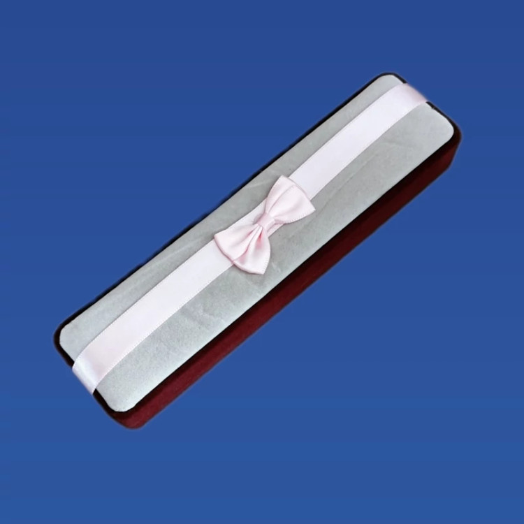 جعبه دستبندی مخمل پاپیون (پک 6عددی)