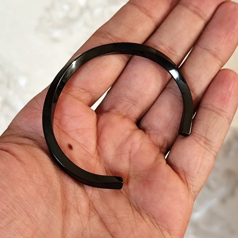 خلخال پیچ جنس استیل رنگ مشکی مردانه