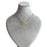 گردنبند حرف z طرح پروانه