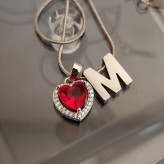گردنبند حرف M