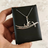 گردنبند ذوالفقار جنس ورشو