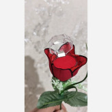 جا انگشتری گل رز درب دار