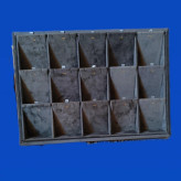 استند بدلیجات نیم ستی رنگ طوسی تیره