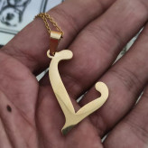 گردنبند حرف L انگلیسی