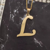گردنبند حرف L انگلیسی