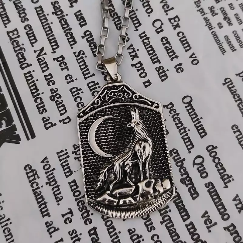 گردنبند گرگ مردانه