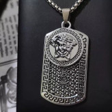 گردنبند ورساچه دو پلاکه