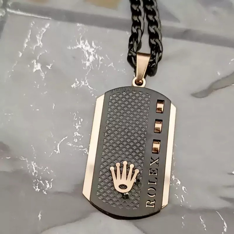 گردنبند رولکس مشکی