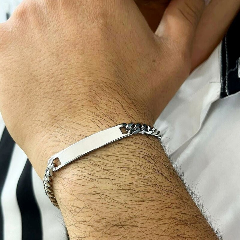 دستبند استیل حکاکی