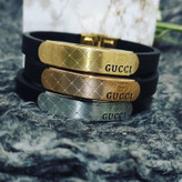 دستبند چرم gucci