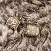 گردنبند حرز امام جواد طرح مکعب
