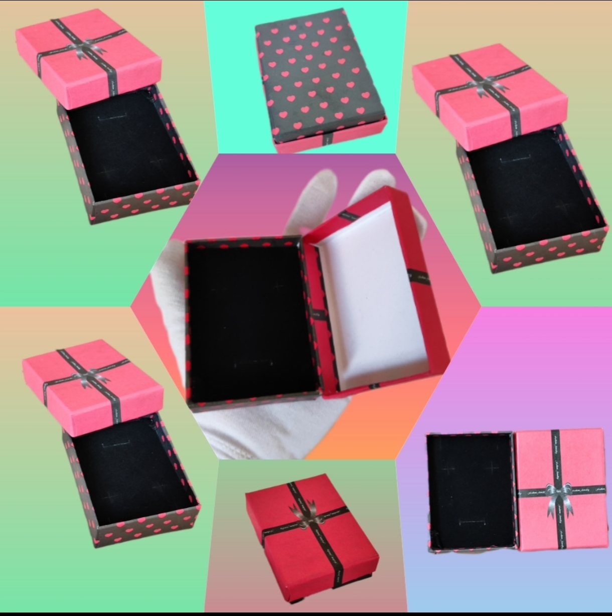 جعبه نیمست طرح کادویی (بسته ۱۲ عددی)