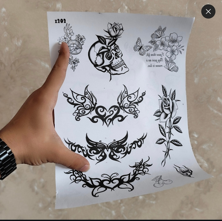 تتو موقت (دو عدد برگ آچار +محلول )